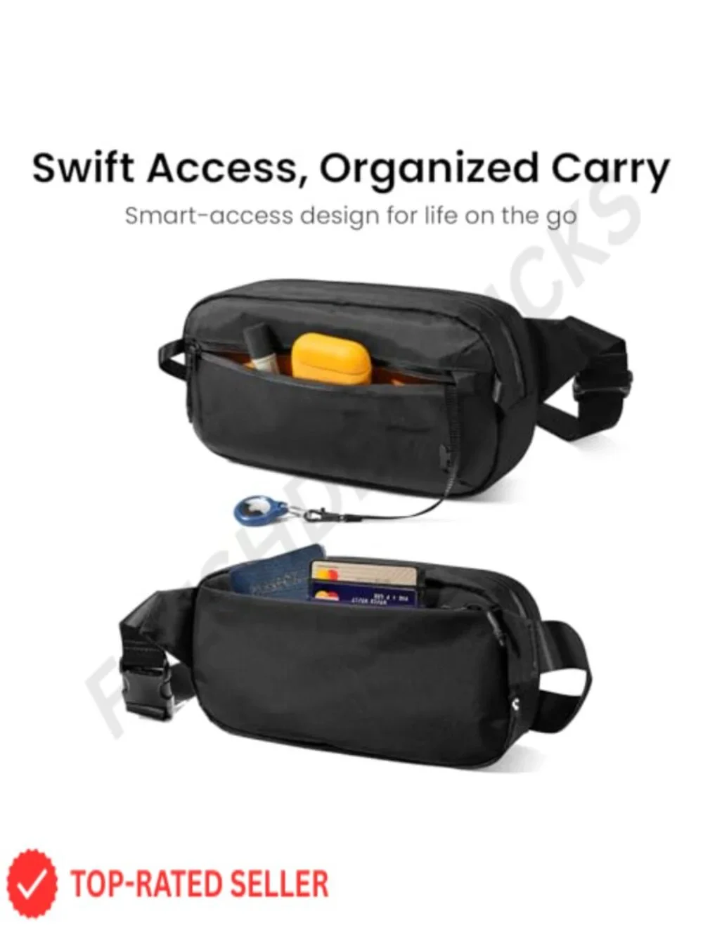 X-Pac Sling Bag RFID Crossbody Chest Pack for Men Women Travel